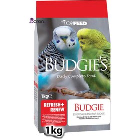 تصویر غذای تاپ فید مخصوص مرغ عشق وزن 1 کیلوگرم ا Top Feed Budgie Food 1 kg Top Feed Budgie Food 1 kg