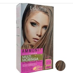 تصویر رنگ مو سری بلوند اسکالیم 7.19-بلوند نسکافه ای متوسط Eskalim Hair Color Blonde Series 100ml