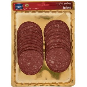 تصویر 202 سالامی 90درصد گوشت 250 گرم 