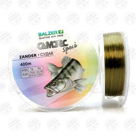 تصویر نخ ماهیگیری زیتونی کامتک بالزر سایز ۰.۳۰، ۴۰۰ متر BALZER CAMTEC Speci ZANDER 
