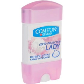 تصویر استیک ضد تعریق بدن کامان صورتی 75 میل Comeon Refresh Scent Cream Deo Lady