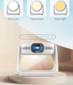 تصویر ویدیو پروژکتور هوشمند K1 قابل حمل با کیفیت UHD و شدت نور ۸۰۰۰ لومن 