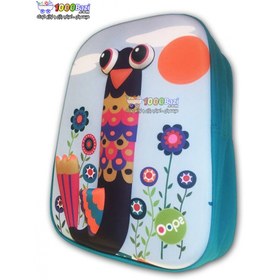 تصویر کوله پشتی سه بعدی طرح پرنده Oops 