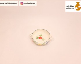 تصویر سالاد خوری گرد گلدار کوچک 
