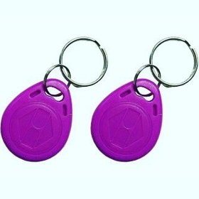 تصویر تگ جا کلیدی بنفش 