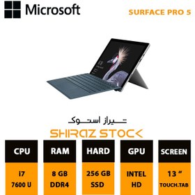 تصویر تبلت مایکروسافت کیبورد دار (استوک) Surface Pro 5 | 8GB RAM | 256GB | I7 Microsoft Surface Pro 5 (Stock)