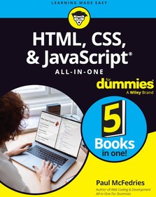 تصویر کتاب HTML و CSS و جاوا اسکریپت HTML, CSS, & JavaScript All-in-One For Dummies 