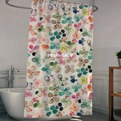 تصویر پرده حمام 180*190 رزین تاژ طرح Rangin 