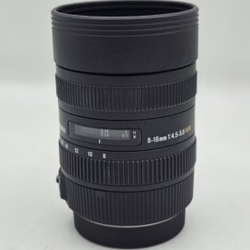 تصویر لنز سیگما دست دوم Sigma 8-16mm f/4.5-5.6 DC HSM for Canon EF(جعبه دارد) 