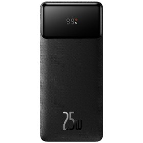 تصویر پاوربانک باسئوس مدل Bipow Digital Display 25W PPBD020301 ظرفیت 20000 میلی آمپر ساعت پاوربانک باسئوس مدل مدل Bipow Digital Display 25W PPBD020301 مشکی