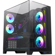 تصویر کیس گیمینگ گیم مکس مدل Infinity Plus BK GAMEMAX Infinity Plus BK Mid Tower Computer Case