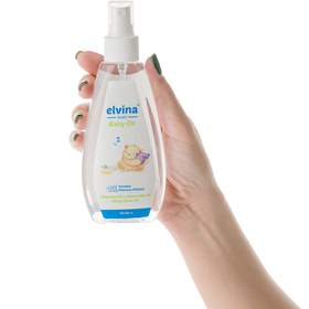 تصویر روغن صورت و بدن کودک 150 میل الوینا Elvina Baby Oil