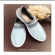 تصویر گیوه کد 20 هایلایت آبی طوسی 