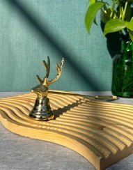 تصویر اسنوفر طرح گوزن (شمع خاموش کن ) - طلایی 