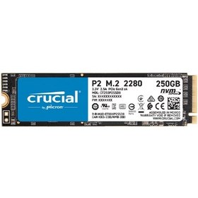 تصویر اس اس دی P2 اینترنال ۲۵۰ گیگ کروشیال M.2 Crucial P2 NVMe PCIe M.2 250GB Internal SSD