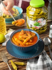 تصویر ترشی بامیه 