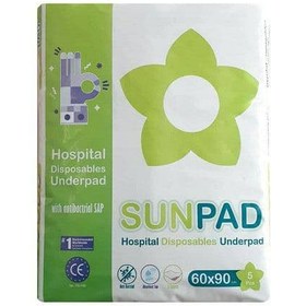 تصویر زیرانداز (دروشیت) بیمار سان پد سایز 90*60 تک عددی underpad