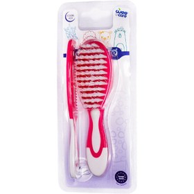 تصویر ست شانه و برس کودک وی کر کد 403 - رنگ: آبی Wee Care Baby Brush Comb Set Code 403