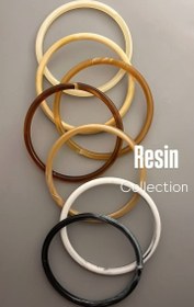 تصویر بنگل رزین رنگی 