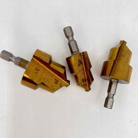 تصویر مته تخلیه لوله مدل jt-3 مجموعه 3 عددی 