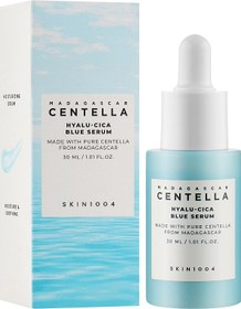 تصویر سرم آبی هیالو-سیکا سنتلا ماداگاسکار اسکین ۱۰۰۴ Skin1004 Madagascar Centella Hyalu Cica Blue Serum