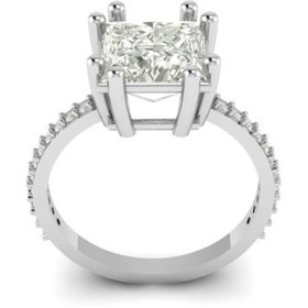 تصویر حلقه نامزدی نقره Rv1085 