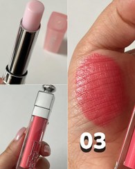 تصویر لیپ‌گلاس و بالم لب طرح دیور - 4 