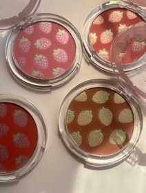 تصویر رژگونه توت فرنگی - رنگ خاکی 