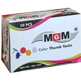 تصویر پونز رنگی MGM بسته 50 عددی 