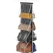 تصویر آویز کیف داخل کمد 4 طبقه مدل خوش 