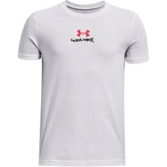 تصویر تیشرت مردانه آندر آرمور اورجینال سفید Under Armour 5003058755 