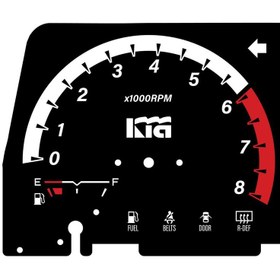 تصویر صفحه کیلومتر اسپرت طرح یورو 4 مناسب برای پراید 