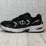 تصویر کتونی زنانه مدل نیوبالانس 530 مشکی سفید New Balance 