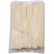 تصویر چوب بستنی پهن ساده بسته 25 عددی 