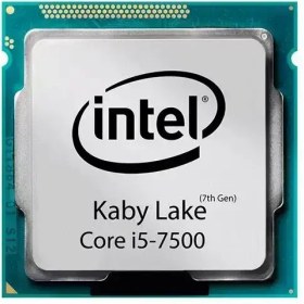 تصویر پردازنده مرکزی اینتل سری Kaby Lake مدل Core i5-7500 Intel Core i5-7500 FCLGA1151 Kaby Lake CPU