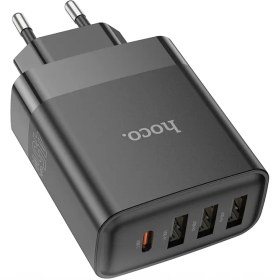 تصویر شارژر دیواری هوکو مدل C127a USB Hoco C127a USB Plus Smart Wall Charger