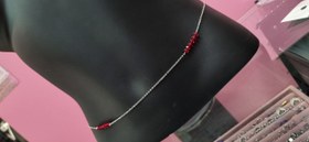 تصویر زنجیر بدن استیل دور کمر 