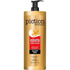 تصویر ماسک مو داخل حمام پیکشن بدون سولفات مدل آرگان حجم 500 میلی لیتر Sulfate-free Piction in-bath hair mask, Argan model, volume 500 ml