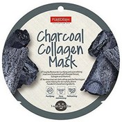 تصویر ماسک ورقی صورت زغال پیوردرم - کلاژن ساز 