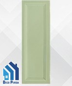 تصویر کاشی خاک‌سفید جگوار 30×10 کالکشن کونیک سبز براق 