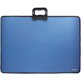 تصویر کیف ارشیو 70*50 پرگه رنگ ابی 