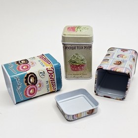 تصویر قوطی فلزی چهارگوش 