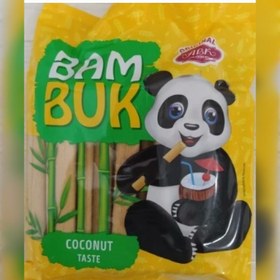 تصویر بیسکوییت رولی نارگیلی بام بوک 200 گرمی Bambuk 4823105813308-Bambuk coconat roll biscuit 200 g