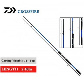 تصویر چوب ماهیگیری دایوا DAIWA CROSSFIRE 802HXHFS (اصلی) 