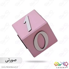 تصویر مکعب چوبی اعداد گاهشمار سن کودک (مگاسایز) ماوراء لاکچریMKIDS35 