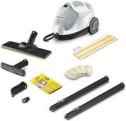 تصویر Karcher Steam Cleaner SC 4 EasyFix ، فشار بخار: 3.5 بار ، زمان گرمایش: 4 دقیقه ، قدرت: 2000W ، عملکرد سطح 100 متر مربع ، 2 سیستم مخزن: 0.5 لیتر + 0.8 لیتر با مجموعه تمیز کردن کف آسان Fix K rcher Steam cleaner SC 4 EasyFix, steam pressure: 3.5 bar, heating time: 4 min, power: 2000W, surface performance 100 m2, 2 tank system: 0.5 liters + 0.8 liters with floor cleaning set EasyFix,