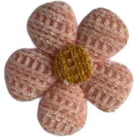 تصویر تکه دوزی طرح گل رنگی 