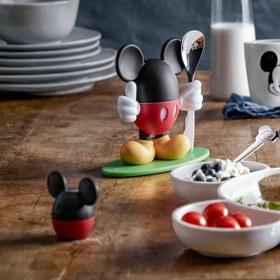تصویر ست نمکدان و قاشق دبلیو ام اف مدل WMF Mickey Mouse بسته 5 عددی 
