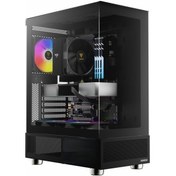 تصویر کیس گیمینگ core i5 12400f /16/128 m2+hdd500/6G GTX1060 