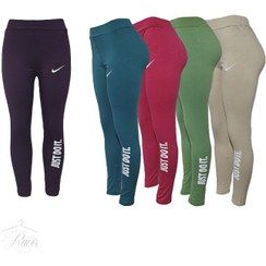 تصویر لگ ورزشی زنانه نایک سایز بزرگ کمر گنی 